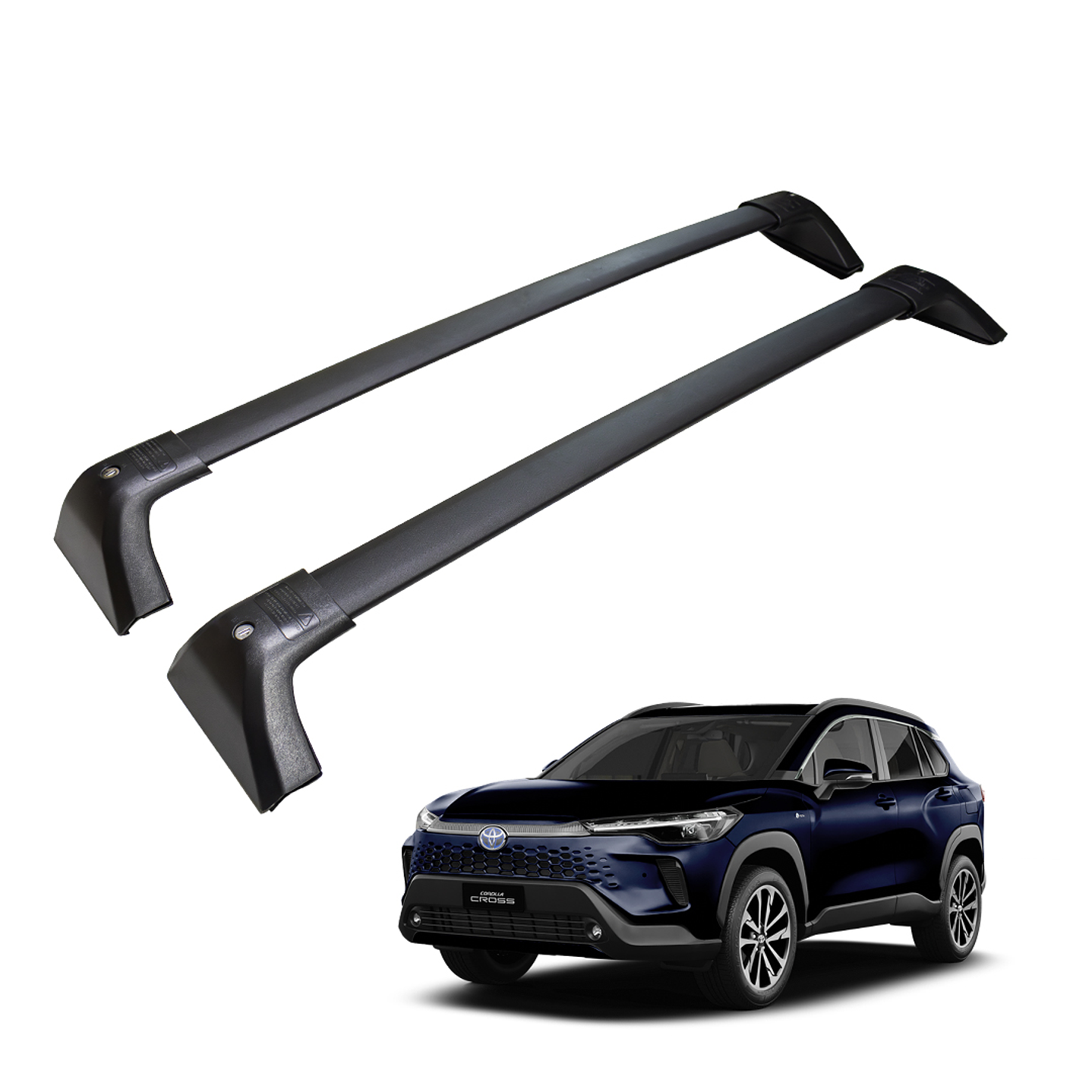 Barras de Techo Toyota Corolla Cross 2024+ – Perfil de Techo Original 1