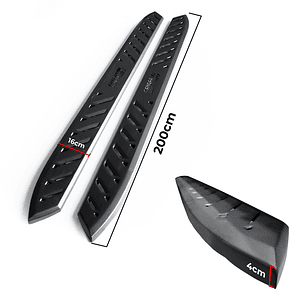 Juego de Pisaderas Ford F150 Shark Heavy Duty | Fierro Negro Resistente