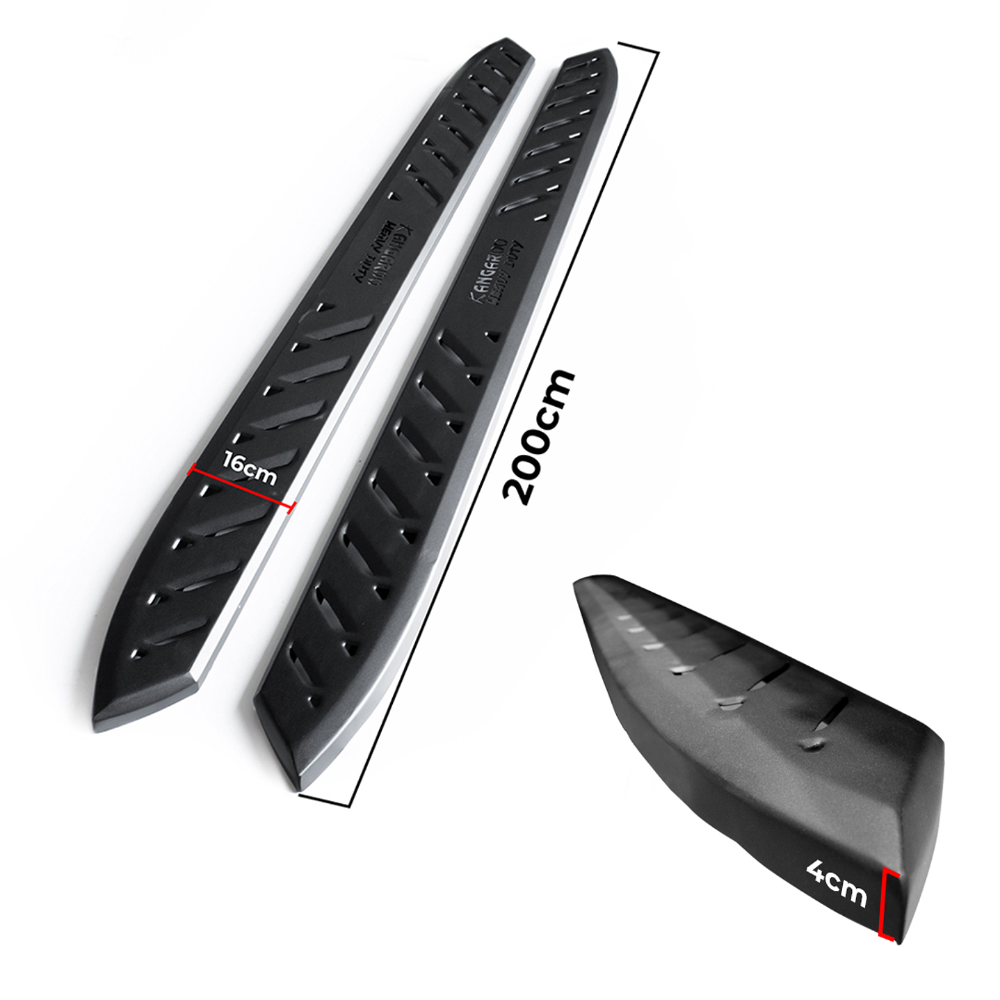 Juego de Pisaderas Ford F150 Shark Heavy Duty | Fierro Negro Resistente 2