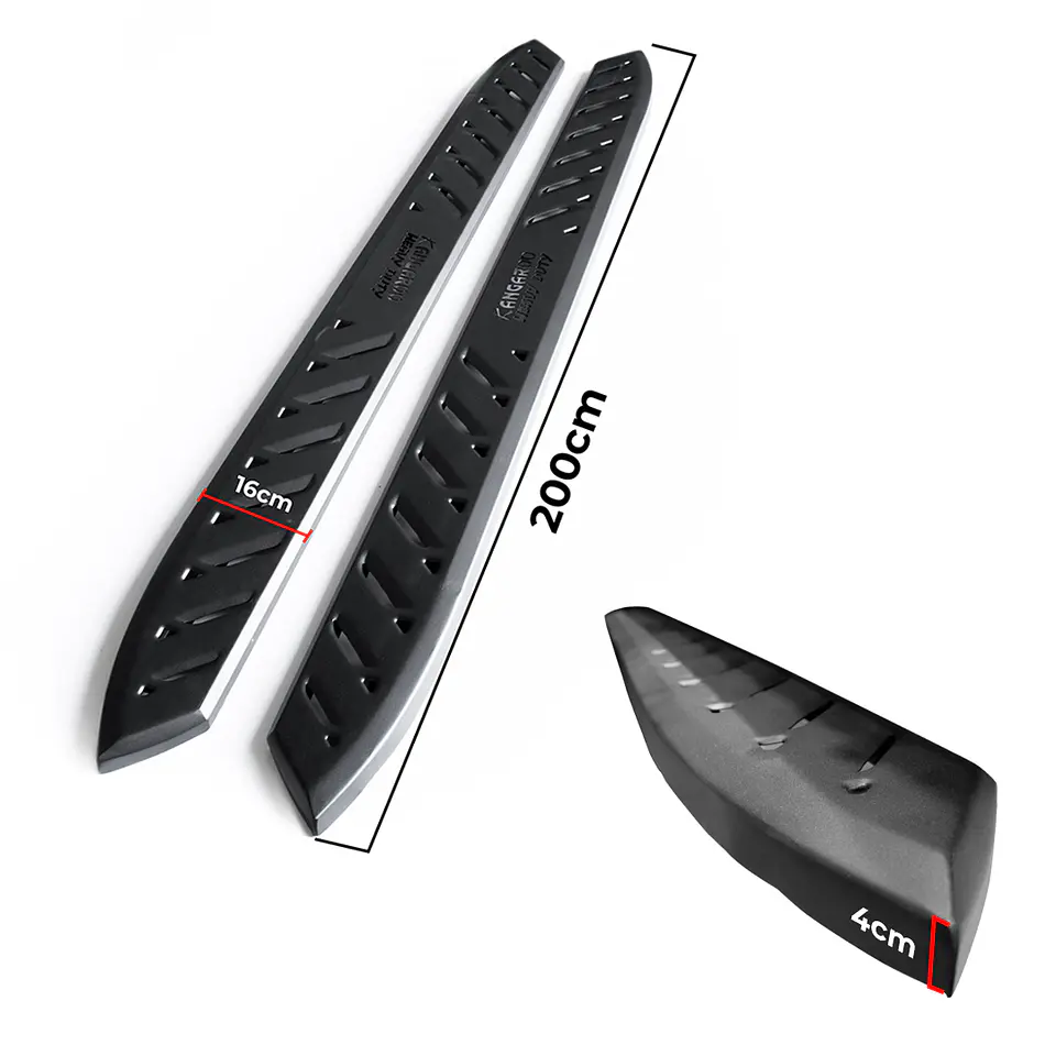 Juego de Pisaderas Ford F150 Shark Heavy Duty | Fierro Negro Resistente 2