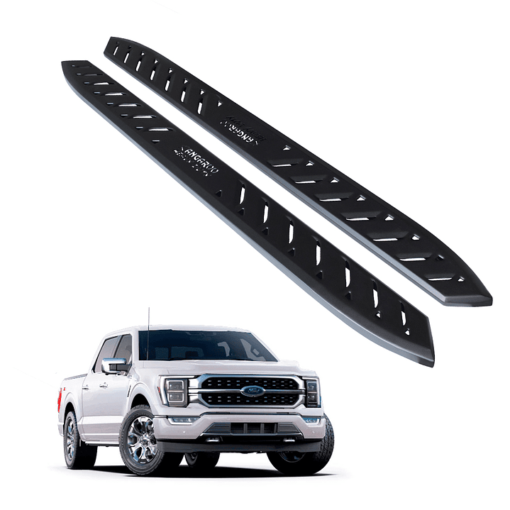 Juego de Pisaderas Ford F150 Shark Heavy Duty | Fierro Negro Resistente 1
