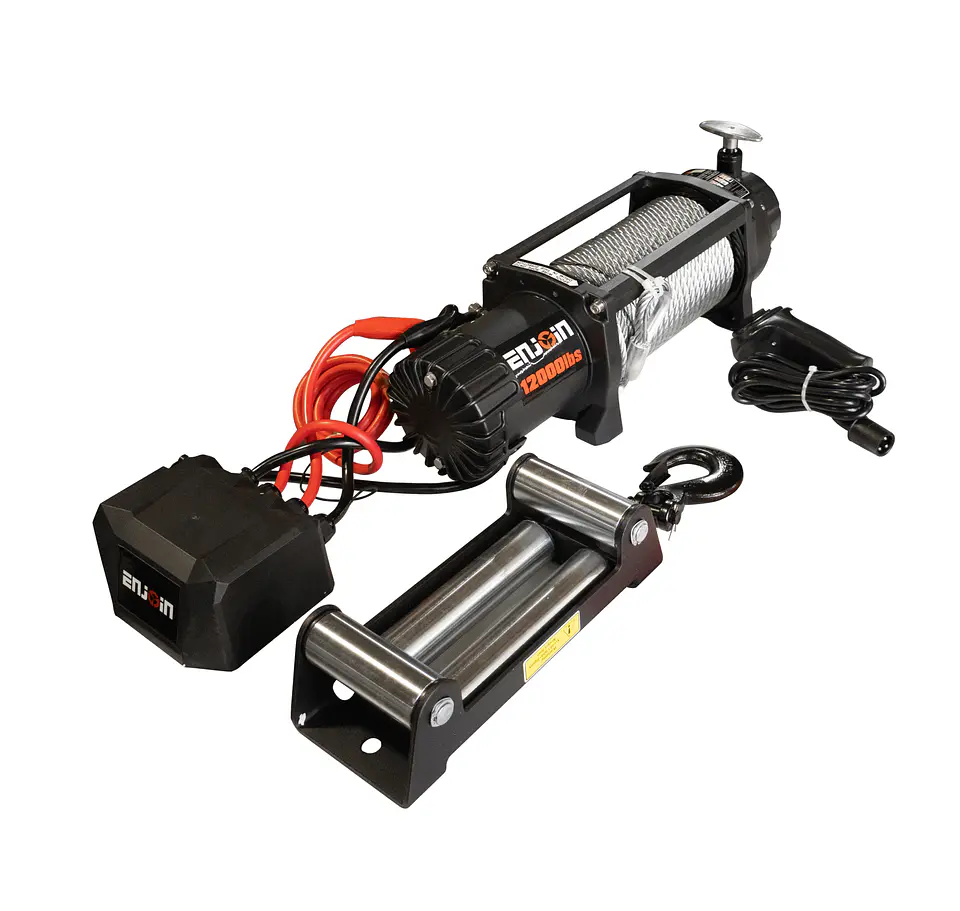 Winche Eléctrico 12.000 lb / 5.400 kg 12V | Cabrestante 4x4 | Kangaroo Chile 4
