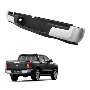 Parachoque Trasero Mitsubishi L200 2024+ Color Negro Gris