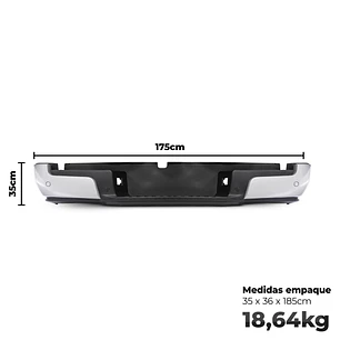 Parachoque Trasero Mitsubishi L200 2024+ Color Gris