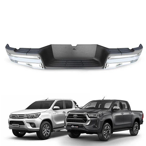 Parachoque Delantero Hilux Revo 2016+ | Metálico Cromado