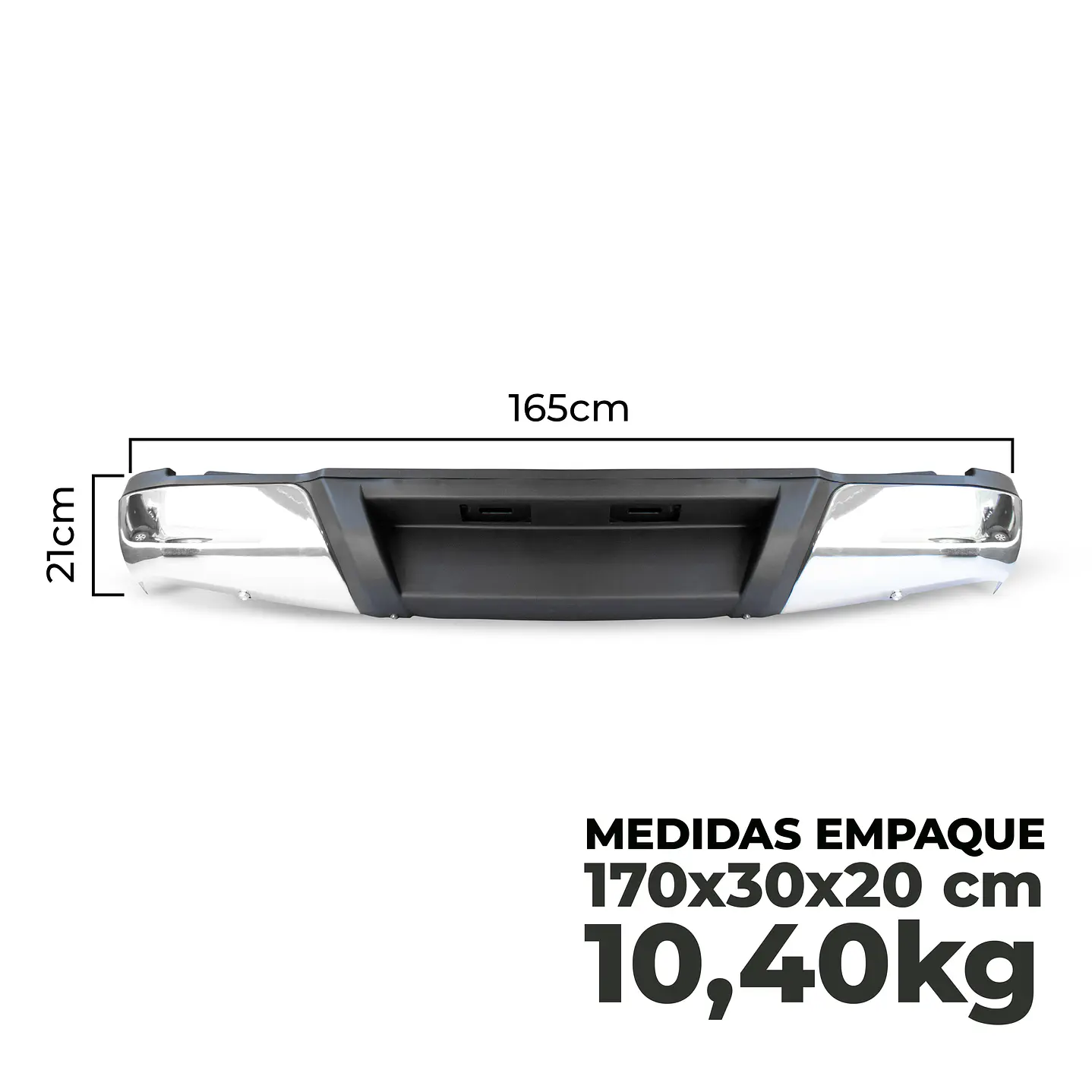 Parachoque Metálico Cromado para Nissan NP300 2016-2021 – Alta Resistencia y Calidad Garantizada 2