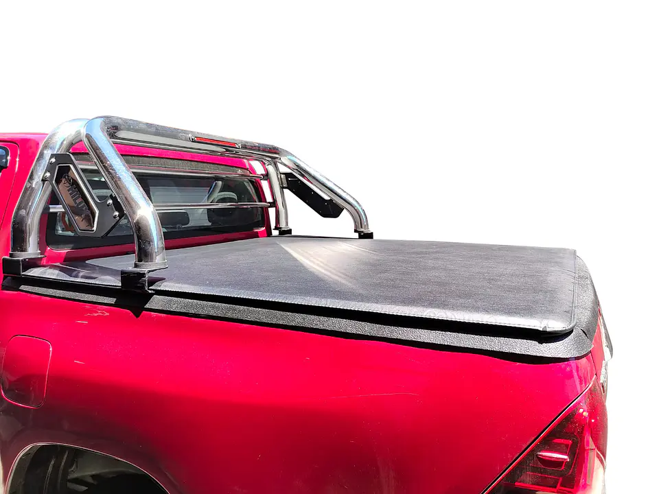 Lona Marítima Tapacarga Toyota Hilux Revo 2016–2024 | Marco y Barras de Aluminio | Incluye Kit de Instalación | Kangaroo Chile 11
