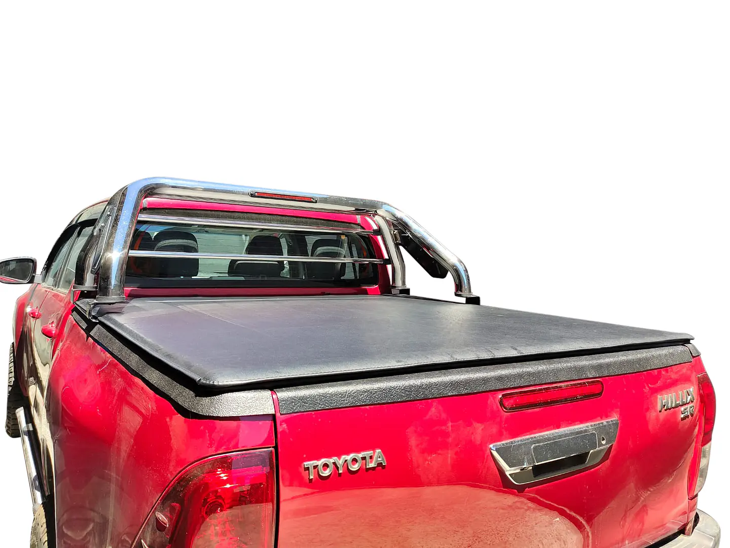 Lona Marítima Tapacarga Toyota Hilux Revo 2016–2024 | Marco y Barras de Aluminio | Incluye Kit de Instalación | Kangaroo Chile 12