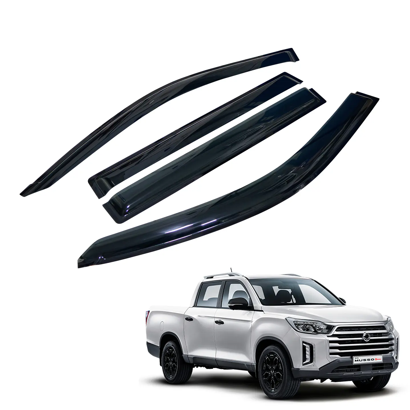 Set de Aletas Bota Agua SsangYong Musso 2018+ | Kangaroo Chile 1