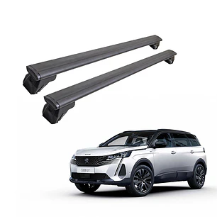 Barra de Techo Transversal Carga Pesada Arazadera Alta – Peugeot 5008 Soporta Hasta 80 kg por Barra