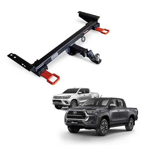 Enganche de Remolque Toyota Hilux Revo 2016+ CON GANCHOS DE TIRO | Coco de Arrastre | Kangaroo Chile