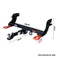 Enganche de Remolque Mitsubishi L200 2016-2024 | CON GANCHOS DE TIRO | Coco de Arrastre | Kangaroo Chile - Miniatura 5