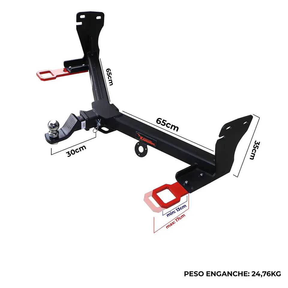 Enganche de Remolque Maxus T60 | Capacidad 3.600 kg | Kangaroo Chile 5