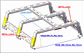 Rack para Camioneta Kangaroo 400 kg – Acero Negro Regulable - Miniatura 6