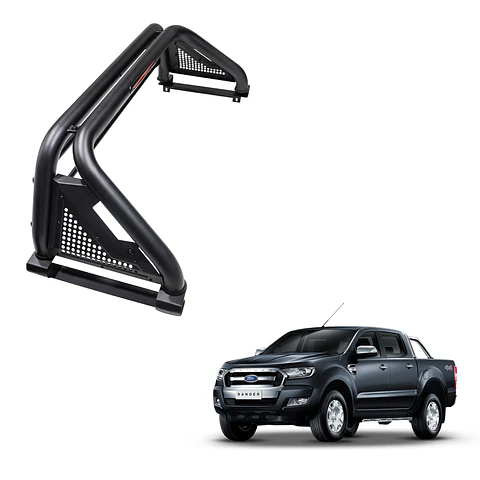 Barra Antivuelco Texturizada Sport Ford Ranger 2013 - 2023 – Seguridad y Protección Garantizada