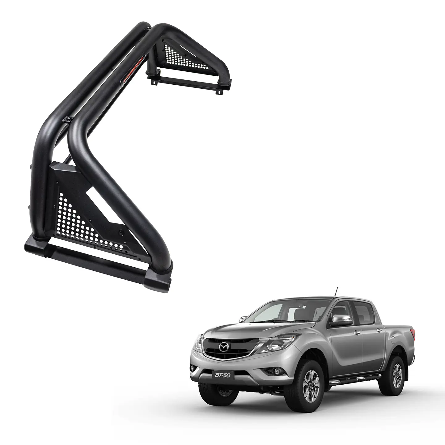 Barra Antivuelco Texturizada Sport Mazda BT50 2013 - 2021 – Seguridad y Protección Garantizada 1