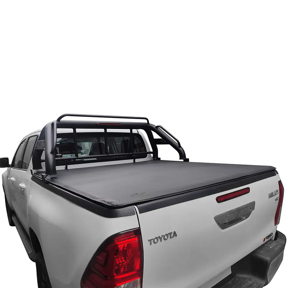 Lona Marítima Tapacarga Toyota Hilux Revo 2016–2026 | Marco y Barras de Aluminio | Kit de Instalación | Kangaroo Chile 2