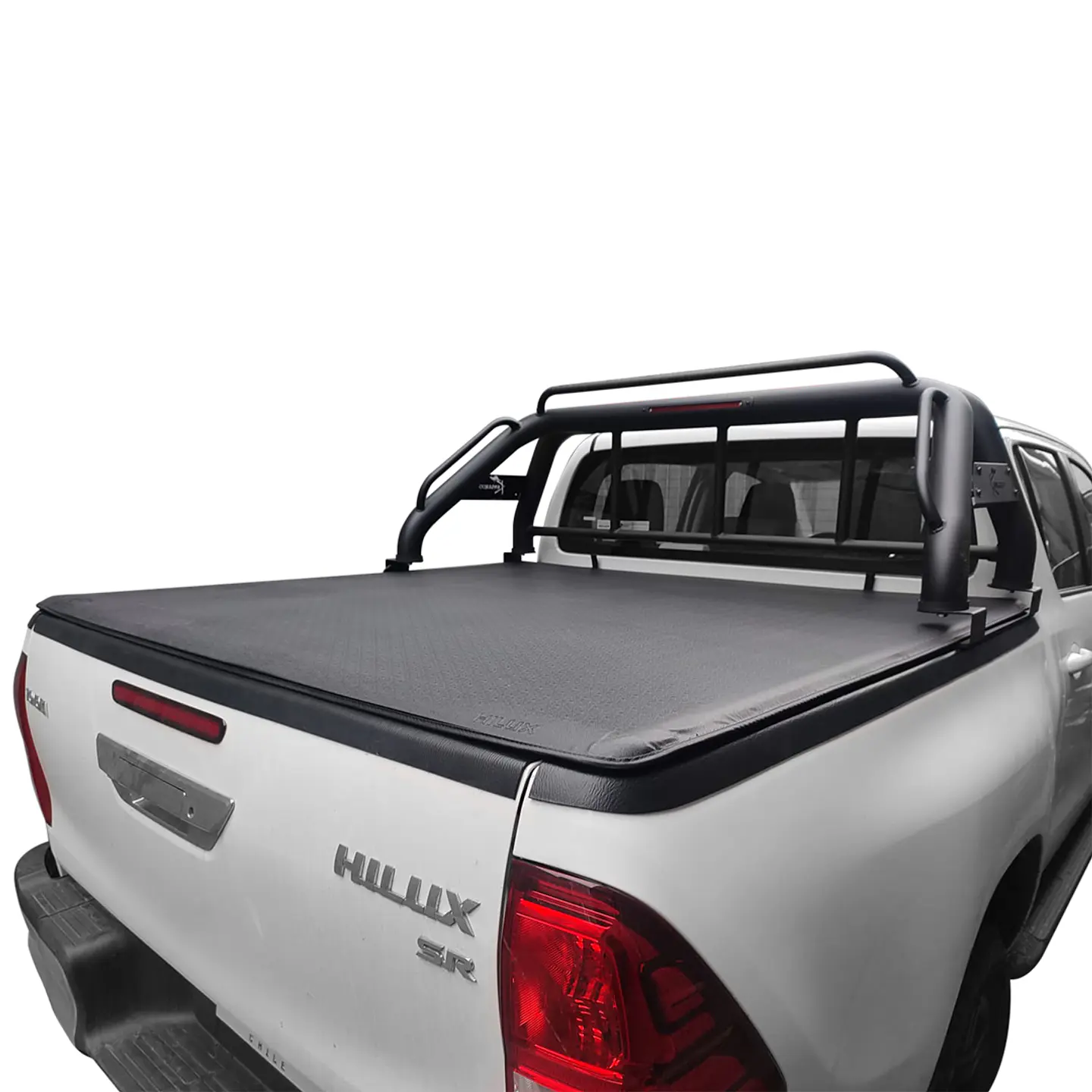 Lona Marítima Tapacarga Toyota Hilux Revo 2016–2026 | Marco y Barras de Aluminio | Kit de Instalación | Kangaroo Chile 4