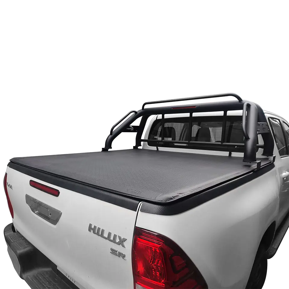 Lona Marítima Tapacarga Toyota Hilux Revo 2016–2026 | Marco y Barras de Aluminio | Kit de Instalación | Kangaroo Chile 4