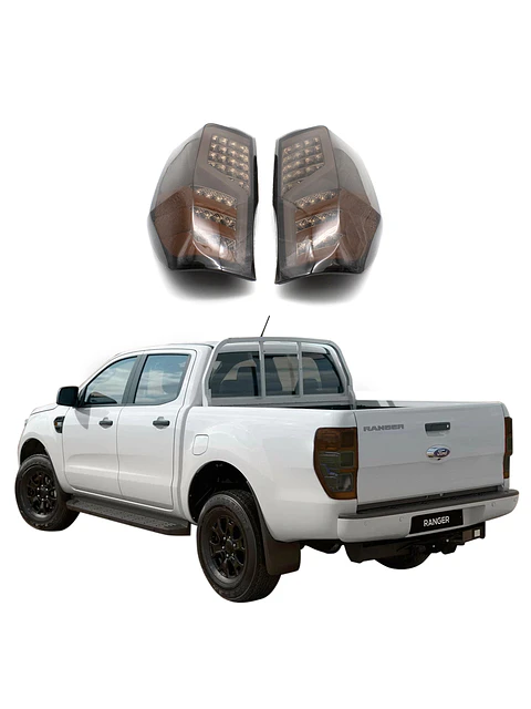 Par de Focos Traseros Ford Ranger 2013-2021 | Alta Iluminación y Encaje Perfecto