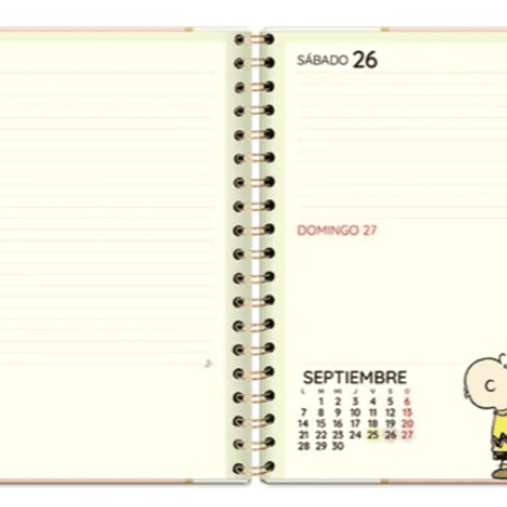 Agenda Snoopy Espiral 2026 2