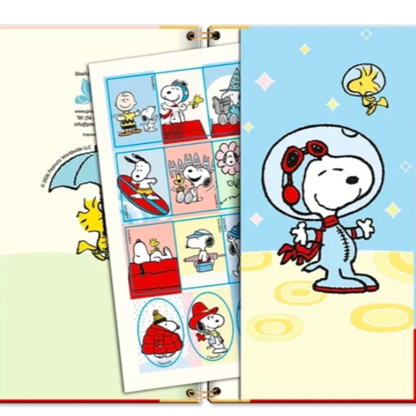 Agenda Snoopy tipo Chequera 4