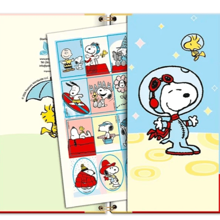 Agenda Snoopy tipo Chequera 4