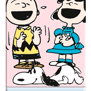 Block de notas Snoopy con cierre magnetico