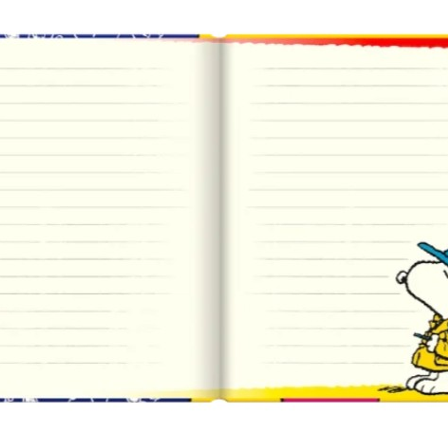Set Mini Libretas Snoopy colores 2