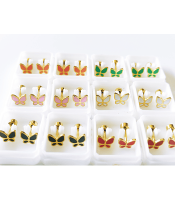 Aros tope de mariposa