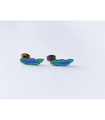 Aro tornasol de pluma