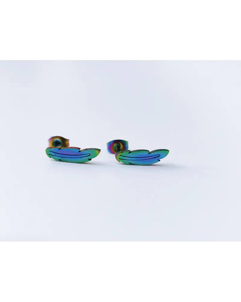 Aro tornasol de pluma