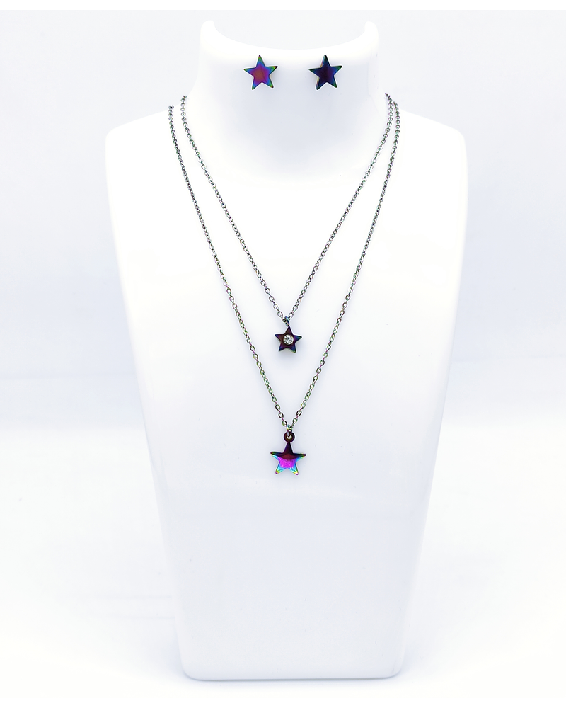 Conjunto tornasol doble de estrellas