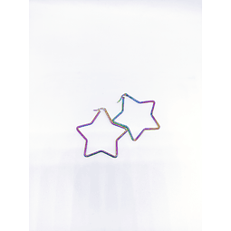 Argolla tornasol de estrella mediana