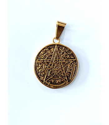 Colgante de tetragramaton dorado