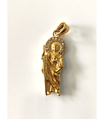 Colgante dorado de Cristo