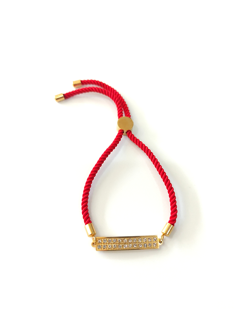 Pulsera ajustable de hilo 