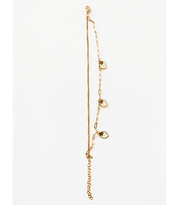 Pulsera doble cadena de frutillas