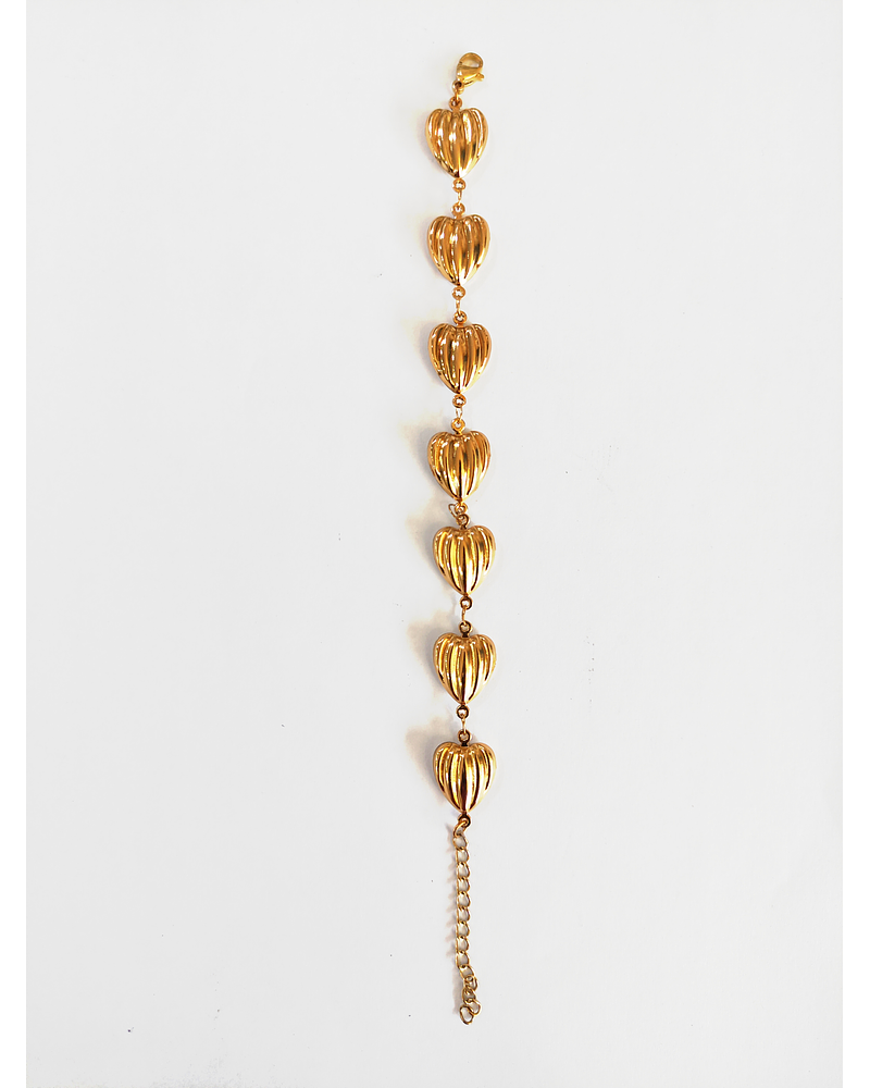 Pulsera de corazones 