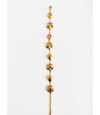 Pulsera de acero dorada