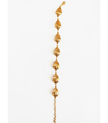 Pulsera de acero dorada