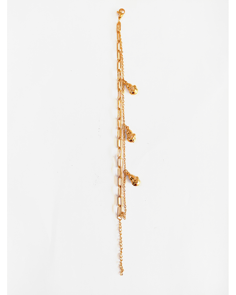 Pulsera de acero dorada