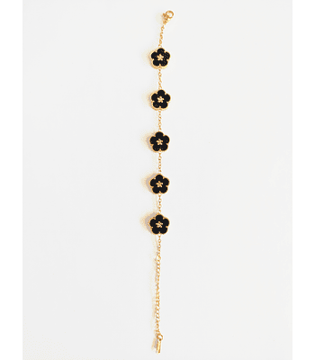 Pulsera de Flor en acero 