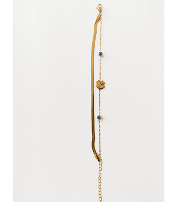 Pulsera de cinta doble 