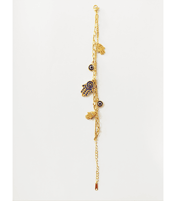 Pulsera doble mano de Fátima 
