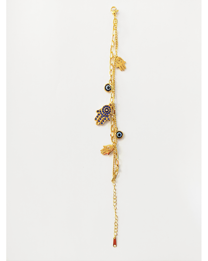 Pulsera doble mano de Fátima 