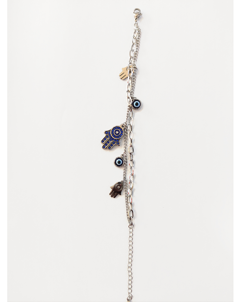 Pulsera doble mano de Fátima 