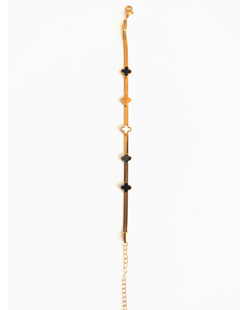 Pulsera de cinta de Trébol