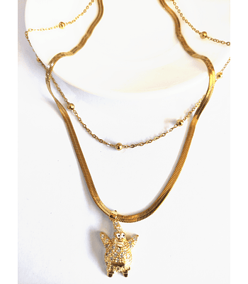 Collar doble cadena de Patricio