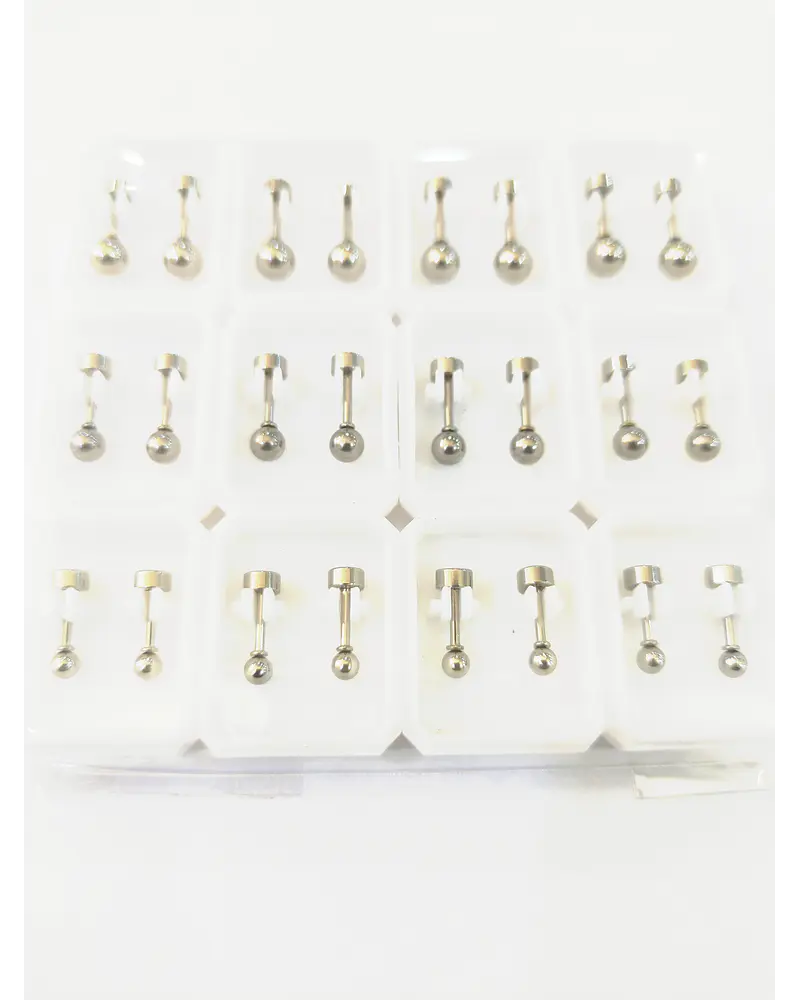 Pack de aros tope en acero 